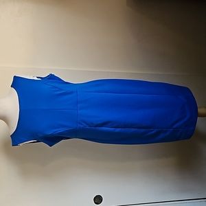 Banana Republic Blue dress sleeveless silhouette size: 14